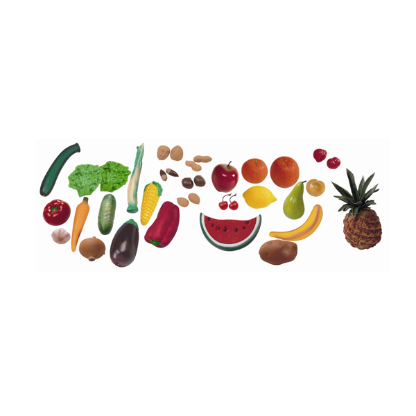 Assortiment fruites, hortalisses i fruits secs 36 peces