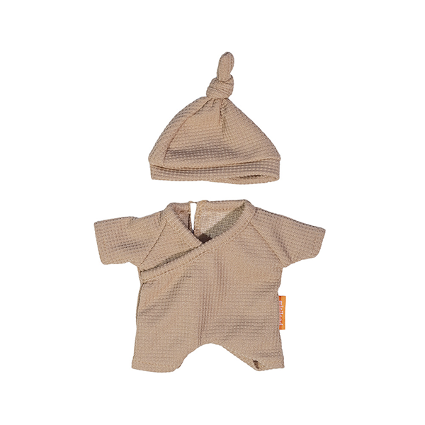 Pijama marró amb gorro 21 cm