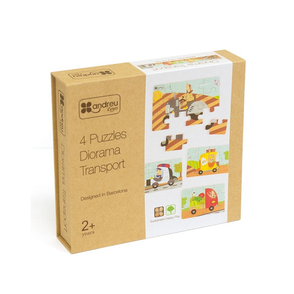4 Puzzles Diorama transport