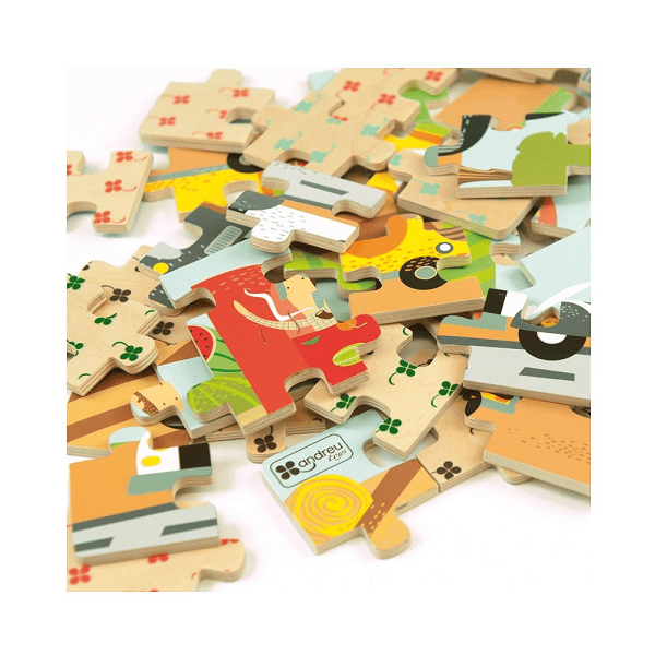 4 Puzzles Diorama transport