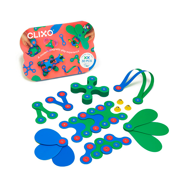 Clixo Crew azul y verde