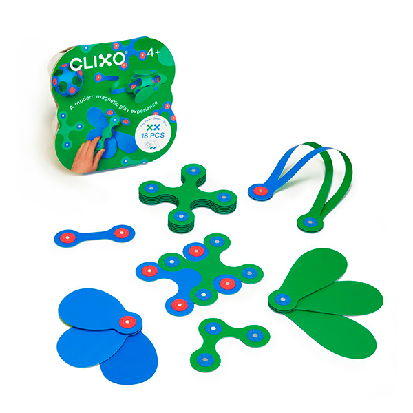 Clixo Itsy verde y azul