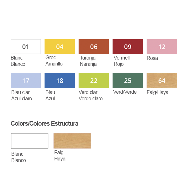 Carro alt estructura blanca