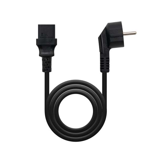 Cable alimentació CPU, CEE7/M-C13/H, negre, 3.0 m