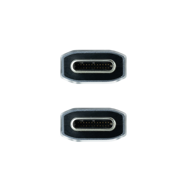 Cable USB 3.2 Gen2x2 20Gbps 5A/100W 4K/60Hz amb connector tipus C mascle a ambdós extrems. 2 m