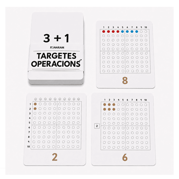 Targetes operacions matemàtiques - Taula 100
